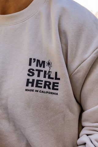 POST SWIM I'm Still Here Sweatshirt Detail View